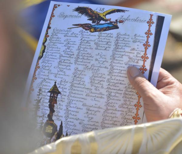 (Video) Ceremonie religioasă și militară la Maxut, jud. Iași