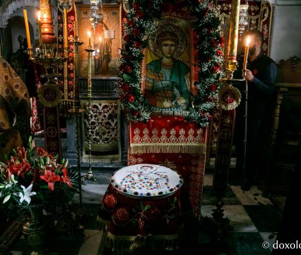(Foto) Prăznuirea Sfântului Dimitrie Izvorâtorul de Mir la Schitul Lacu – Athos