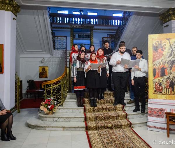 Colindători la Reședința Mitropolitană 2018 – Corul „Sfântul Ioan Damaschin” al parohiei Sfântul Sava din Iași