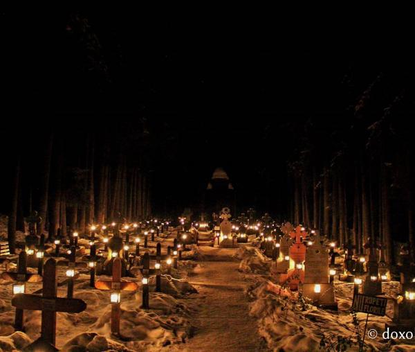 (Foto) O noapte de decembrie la Mănăstirea Sihăstria