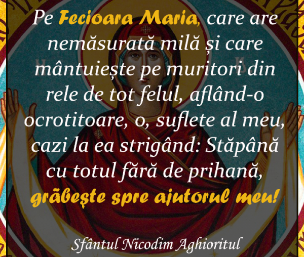 Stăpână cu totul fără de prihană grăbește spre ajutorul meu!