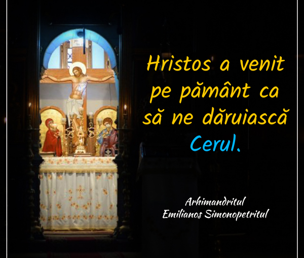 Hristos ne-a dăruit Cerul