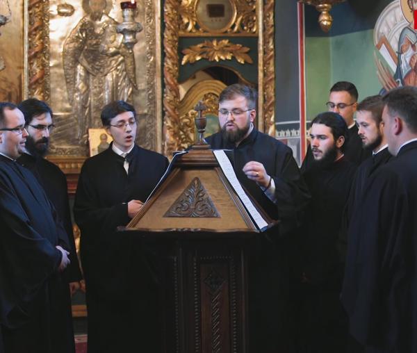 (Video) Corul Psaltic „Sfântul Ioan Damaschin” - „Bucură-te și te veselește...” - Stihiră idiomelă, în Sfânta și Marea Zi Luni, La Vecernie, glas 8