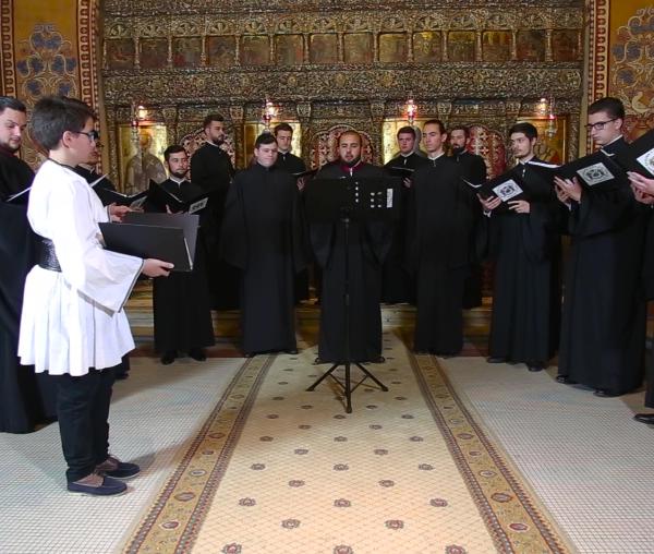 (Video) Grupul psaltic „Andrei Șaguna” - „Cu trupul adormind” (Luminânda Învierii)