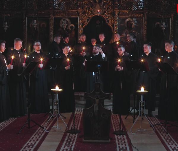 (Video) Corul Trysaghion - „Cu noi este Dumnezeu”, plagalul glasului al 4-lea, de Calinic Ieromonahul