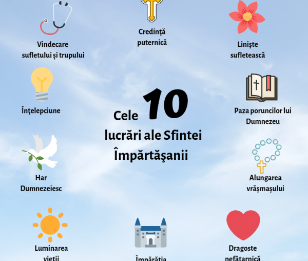 Cele 10 daruri ale Sfintei Împărtăşanii
