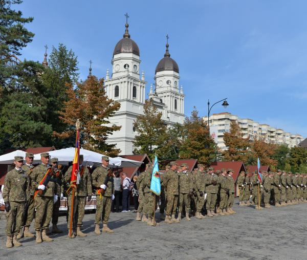 (Video) 25 de ani de la înființarea Batalionului 151 Infanterie „Războieni - Lupii Negri”