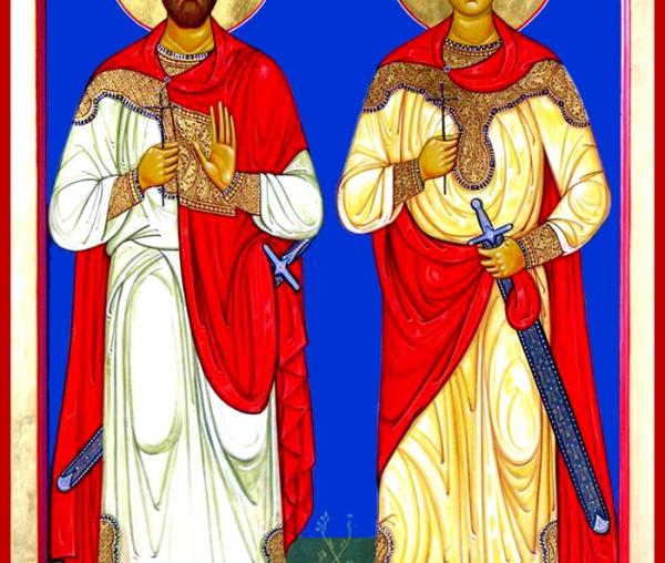 Sfinții Martiri David și Constantin, prinți ai Georgiei