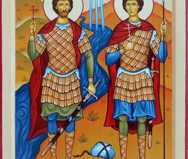 Sfinții Martiri David și Constantin, prinți ai Georgiei