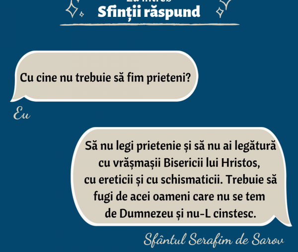 Cu cine nu trebuie să fim prieteni?