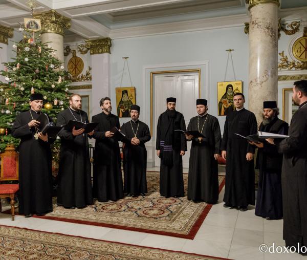 Corul preoților din Cahul, Republica Moldova – Colindători la Reședința Mitropolitană 2019