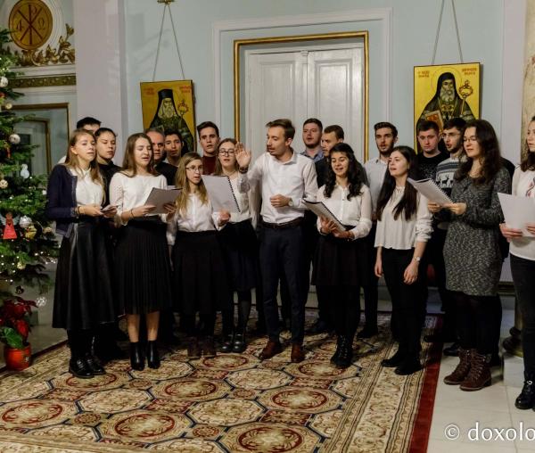 Corul „Ecclesia” Iași – Colindători la Reședința Mitropolitană 2019