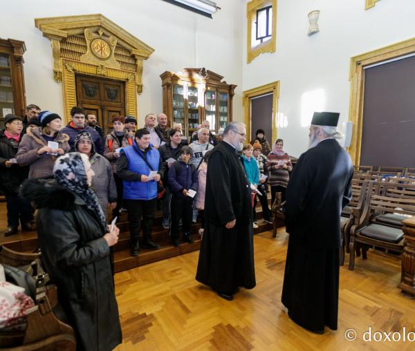 Oamenii străzii - parohia Curelari – Colindători la Reședința Mitropolitană 2019