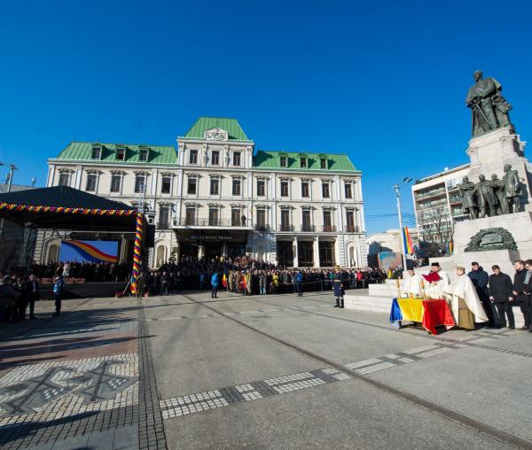 (Foto) Cum s-a văzut celebrarea Unirii Principatelor Române la Iași