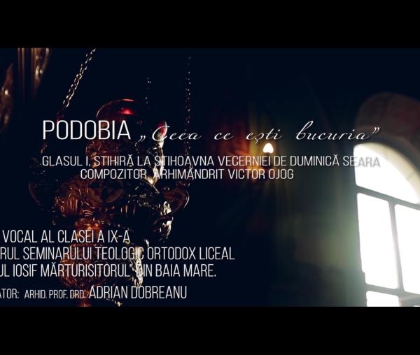 (Video) Podobia „Ceea ce ești bucuria”, glasul I