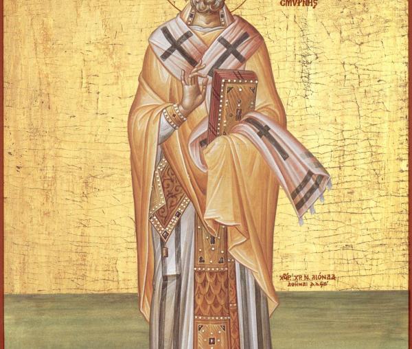 Sfântul Mucenic Policarp, Episcopul Smirnei