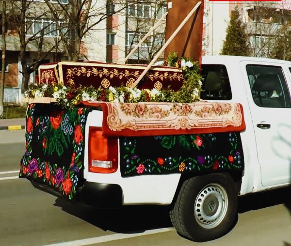 (Video) Procesiune în Suceava cu sfintele moaște ale Sfântului Ioan cel Nou