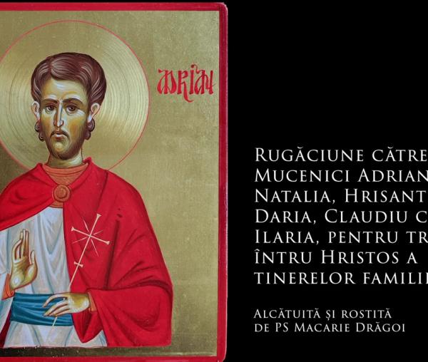Rugăciune către sfinții căsătoriți pentru trăinicia întru Hristos a tinerelor familii