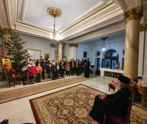 Parohia Moimești – Colindători la Reședința Mitropolitană 2020