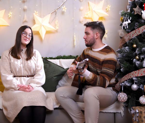 (Video) La Betleem colo-n jos – Georgiana Nistor și Florin Prisacariu