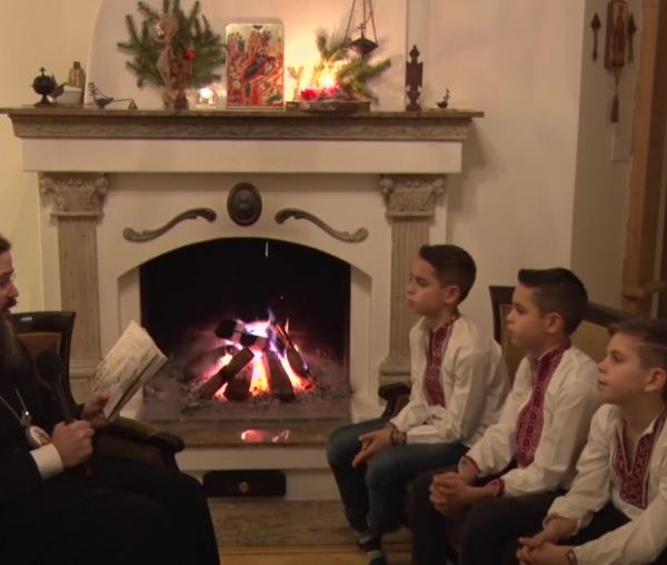 (Video) Părintele Episcop Macarie Drăgoi le citește copilașilor o altă poveste de Crăciun