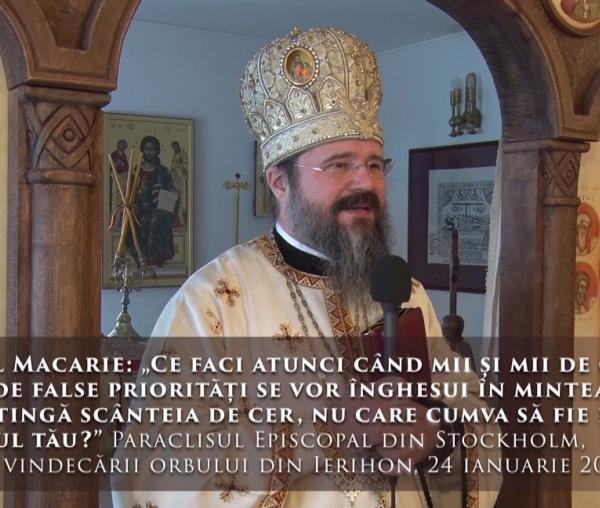 (Video) „Ce faci atunci când mii și mii de griji, de frici, de false priorități se vor înghesui în mintea și inima ta?” – PS Macarie