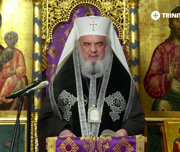 (Video) Predica Părintelui Patriarh Daniel în prima zi din Postul Mare (Canonul cel Mare)