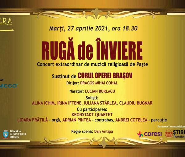 (Video) „Rugă de Înviere” – Concert extraordinar de muzică religioasă de Sfintele Paști