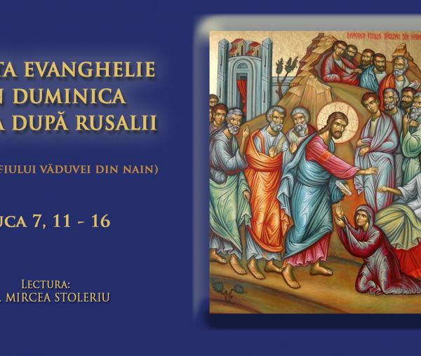 (Video) Sfânta Evanghelie din Duminica XX-a după Rusalii (Învierea fiului văduvei din Nain)