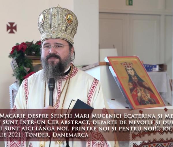 (Video) „Sfinții nu sunt într-un Cer abstract, departe de nevoile și durerile noastre, ci sunt aici lângă noi, printre noi și pentru noi!” – PS Macarie