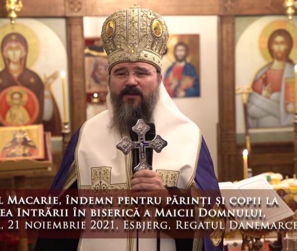 (Video) Îndemn pentru părinți și copii la prăznuirea Intrării în biserică a Maicii Domnului – PS Macarie