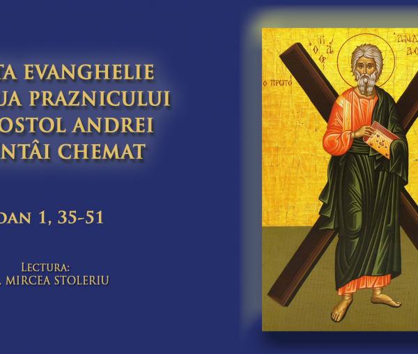 (Audio) Sfânta Evanghelie din ziua Praznicului Sfântului Apostol Andrei cel Întâi Chemat, Ocrotitorul României
