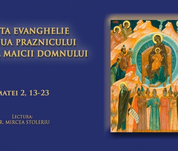 (Audio) Sfânta Evanghelie din ziua praznicului Soborul Maicii Domnului