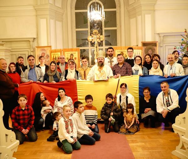(Foto) Slujire arhierească în orașul Uppsala, Regatul Suediei, la trecerea dintre ani