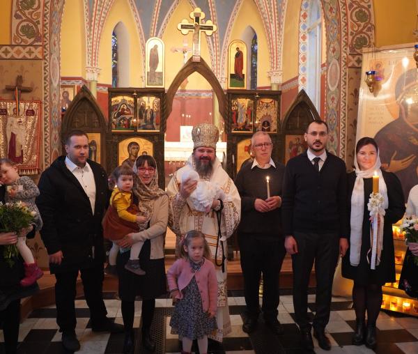 (Foto) Sfânta Liturghie arhierească la Copenhaga, în ziua de prăznuire a Sfântului Serafim de Sarov