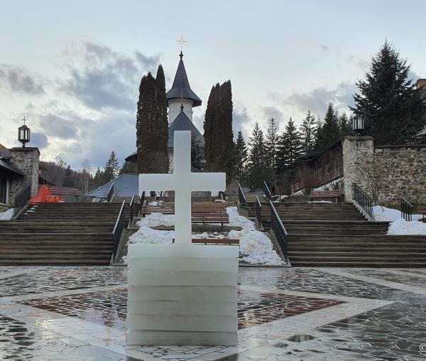 (Foto) Praznicul Botezului Domnului la Mănăstirea Sihăstria – 6 ianuarie 2022