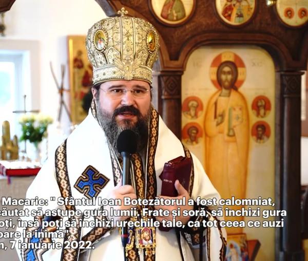 (Video) „Sfântul Ioan Botezătorul a fost calomniat, însă nu a căutat să astupe gura lumii” – PS Macarie