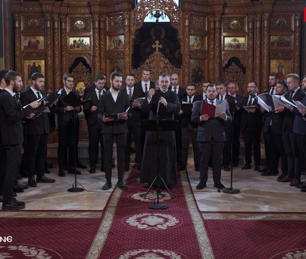 (Video) Corul bărbătesc „Sf. Ierarh Iosif Naniescu” - Troparul Sfântului Ierarh Iosif cel Milostiv