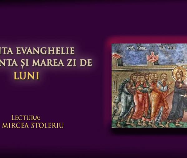 (Audio) Sfânta Evanghelie din Sfânta și Marea zi de Luni