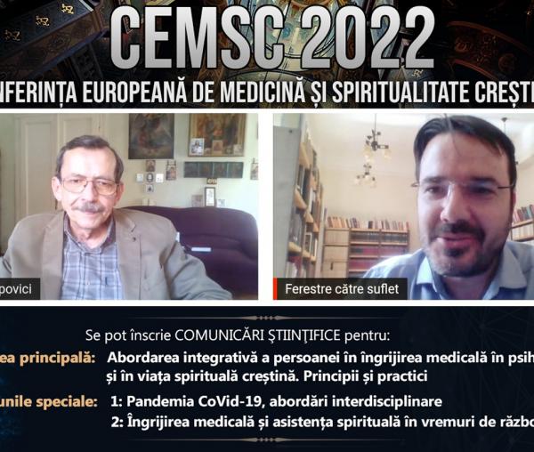 (Video) #CEMSC – Prof. dr. Emilian Popovici (UMF „Victor Babeș”): „Credinţa scurtează drumul spre vindecare”