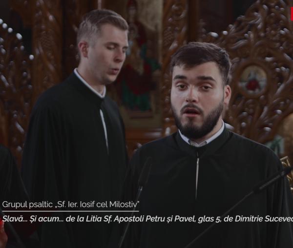 (Video) Slavă... Și acum... de la Litia Sf. Apostoli Petru și Pavel, glas 5, de Dimitrie Suceveanu