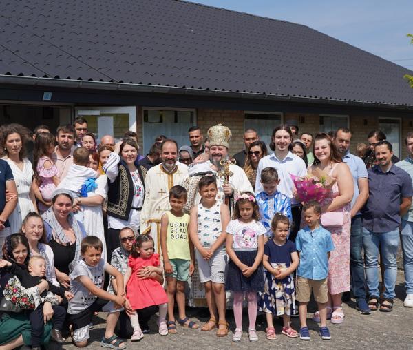 (Foto) PS Părinte Macarie, în vizită pastorală la românii din Regatul Danemarcei