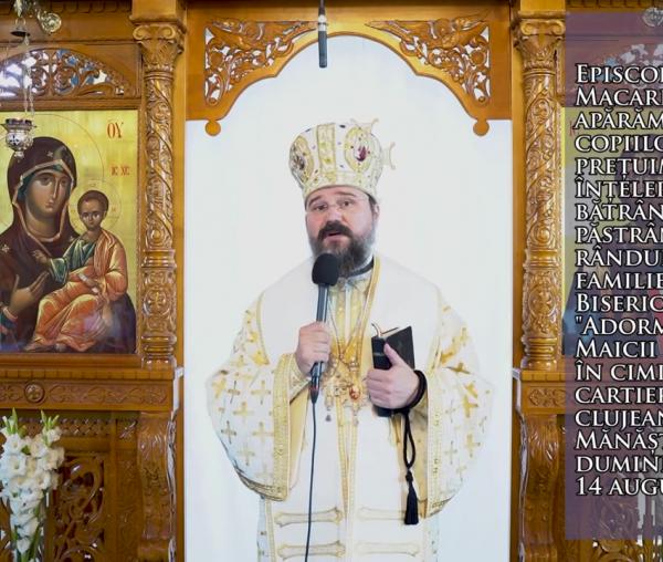 (Video) „Să apărăm inocența copiilor, să prețuim înțelepciunea bătrânilor, păstrând rânduiala familiei firești!” – PS Macarie