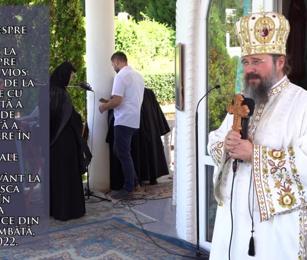 (Video) „Sfântul Cuvios Ioan Iacob de la Neamț cu inima frântă a orfanului de mamă și tată a găsit alinare în brațele părintești ale Părintelui ceresc” – PS Macarie