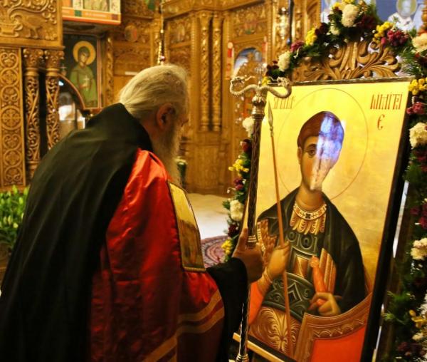 (Video) Sfântul Mare Mucenic Dimitrie, hramul Mănăstirii Pângărați