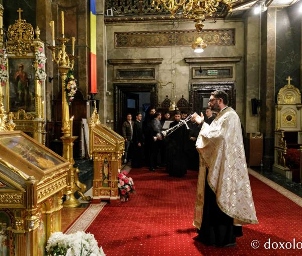 (Foto) Priveghere în cinstea Sfântului Mare Mucenic Gheorghe și a Sfântului Ierarh Iosif cel Milostiv