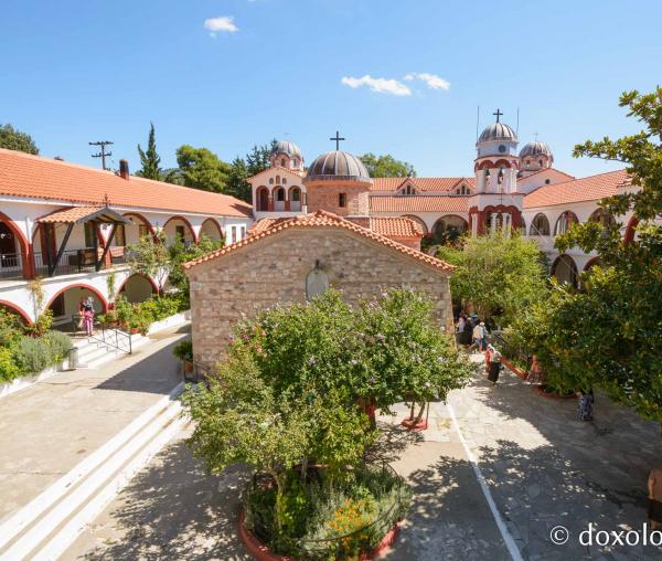 Ansamblul Mănăstirii Cuviosului David „Bătrânul” din Evia – Grecia