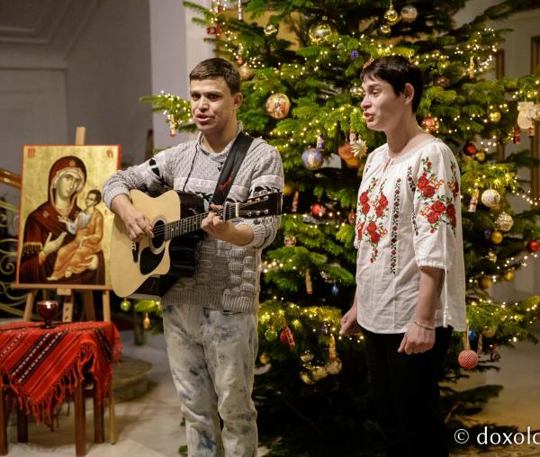 (Foto) Grup colindători - Boiciuc George – Colindători la Reședința Mitropolitană 2022