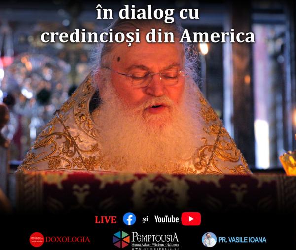 (Video) LIVE: Arhim. Efrem Vatopedinul, în dialog cu credincioși americani