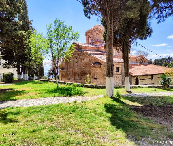(Foto) O bijuterie bizantină – Biserica „Sfânta Bogorodica Perivlepta” din Ohrid